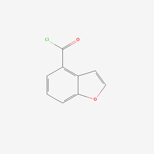 1-benzofuran-4-carbonyl chloride (CAS: 380899-56-9) - Chemical Structure and Molecular Formula 