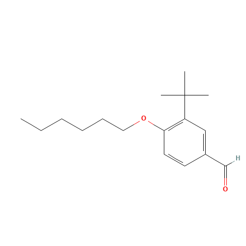 3-tert-butyl-4-hexoxybenzaldehyde (CAS: 170100-79-5) - Related Chemical Product