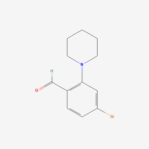 4-bromo-2-piperidin-1-ylbenzaldehyde (CAS: 643094-36-4) - Related Chemical Product