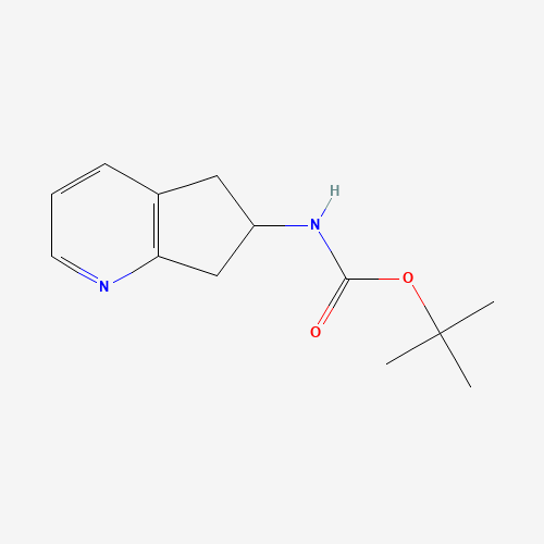 tert-butyl N-(6,7-dihydro-5H-cyclopenta[b]pyridin-6-yl)carbamate (CAS: 1355328-34-5) - Related Chemical Product