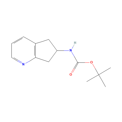 tert-butyl N-(6,7-dihydro-5H-cyclopenta[b]pyridin-6-yl)carbamate (CAS: 1355328-34-5) - Related Chemical Product