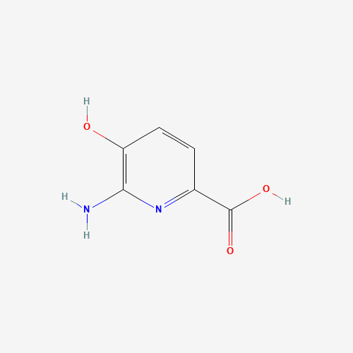6-amino-5-hydroxypyridine-2-carboxylic acid (CAS: 61548-53-6) - Chemical Structure and Molecular Formula 