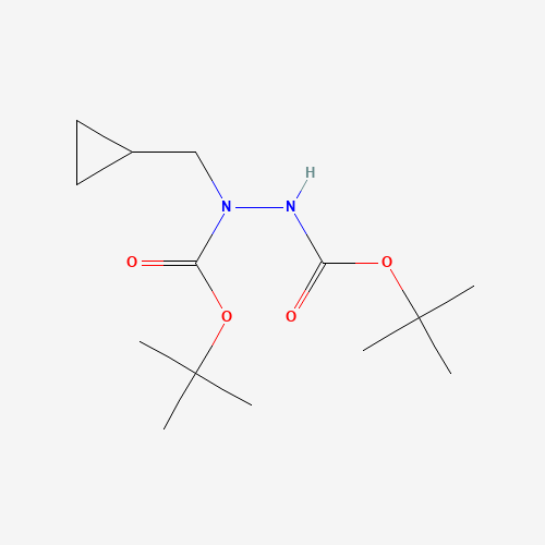 tert-butyl N-(cyclopropylmethyl)-N-[(2-methylpropan-2-yl)oxycarbonylamino]carbamate (CAS: 1217414-36-2) - Related Chemical Product