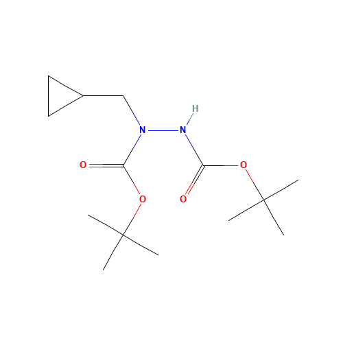 tert-butyl N-(cyclopropylmethyl)-N-[(2-methylpropan-2-yl)oxycarbonylamino]carbamate (CAS: 1217414-36-2) - Related Chemical Product