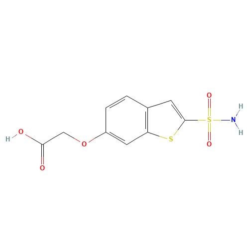 2-[(2-sulfamoyl-1-benzothiophen-6-yl)oxy]acetic acid (CAS: 96803-76-8) - Related Chemical Product