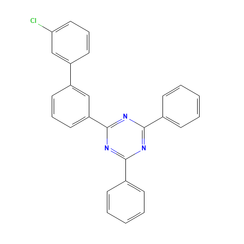 2-[3-(3-chlorophenyl)phenyl]-4,6-diphenyl-1,3,5-triazine (CAS: 1443049-83-9) - Related Chemical Product