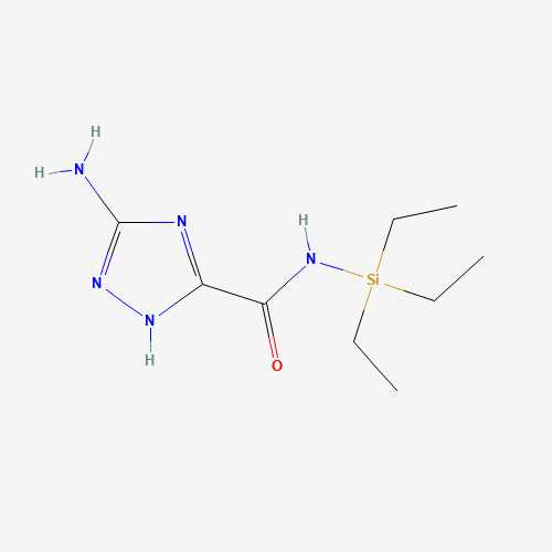 3-amino-N-triethylsilyl-1H-1,2,4-triazole-5-carboxamide (CAS: 1207755-05-2) - Related Chemical Product