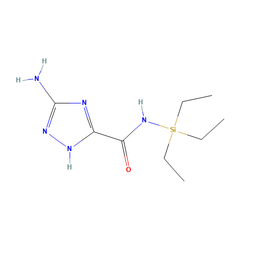 3-amino-N-triethylsilyl-1H-1,2,4-triazole-5-carboxamide (CAS: 1207755-05-2) - Related Chemical Product