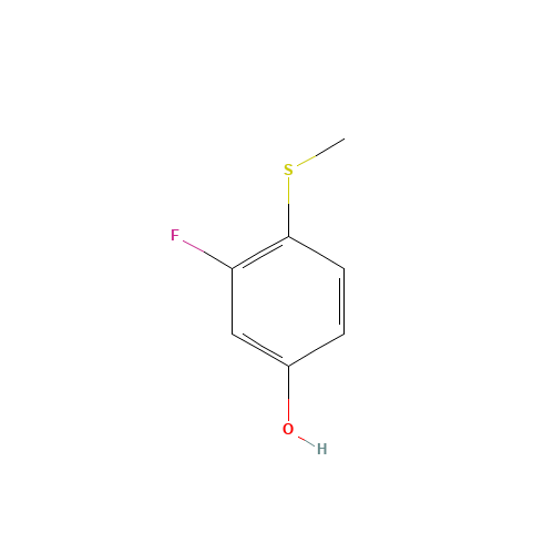 3-fluoro-4-methylsulfanylphenol (CAS: 13333-79-4) - Related Chemical Product