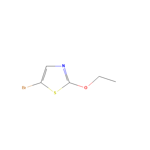 5-bromo-2-ethoxy-1,3-thiazole (CAS: 1086382-60-6) - Chemical Structure and Molecular Formula 