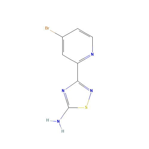 3-(4-bromopyridin-2-yl)-1,2,4-thiadiazol-5-amine (CAS: 1179362-31-2) - Related Chemical Product