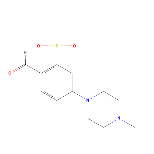 4-(4-methylpiperazin-1-yl)-2-methylsulfonylbenzaldehyde (CAS: 1197193-26-2) - Related Chemical Product