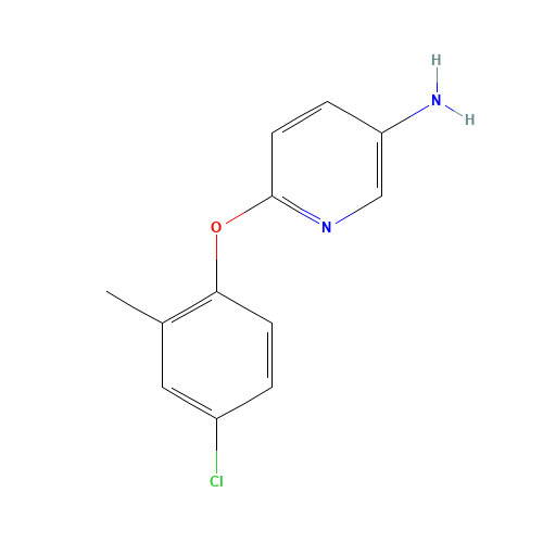 6-(4-chloro-2-methylphenoxy)pyridin-3-amine (CAS: 219865-94-8) - Related Chemical Product