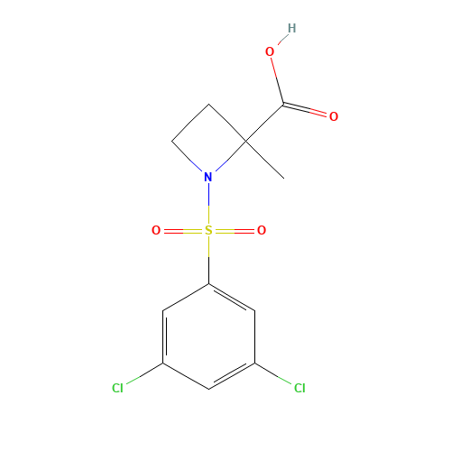 1-(3,5-dichlorophenyl)sulfonyl-2-methylazetidine-2-carboxylic acid (CAS: 309977-82-0) - Related Chemical Product