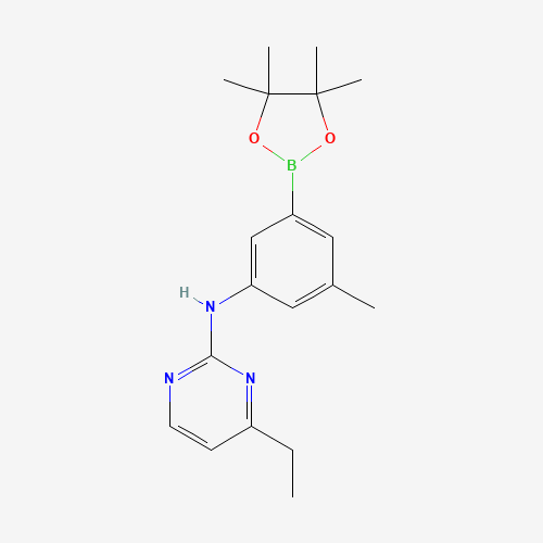 4-ethyl-N-[3-methyl-5-(4,4,5,5-tetramethyl-1,3,2-dioxaborolan-2-yl)phenyl]pyrimidin-2-amine (CAS: 1312535-42-4) - Related Chemical Product