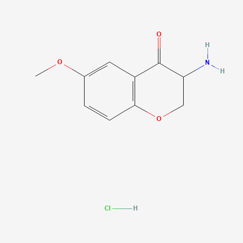 3-amino-6-methoxy-2,3-dihydrochromen-4-one;hydrochloride (CAS: 22406-60-6) - Related Chemical Product