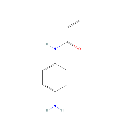 N-(4-aminophenyl)prop-2-enamide (CAS: 7530-31-6) - Chemical Structure and Molecular Formula 