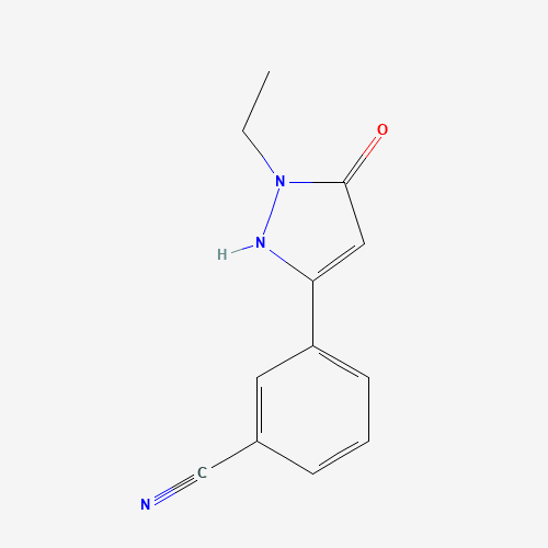 3-(2-ethyl-3-oxo-1H-pyrazol-5-yl)benzonitrile (CAS: 1289203-19-5) - Related Chemical Product