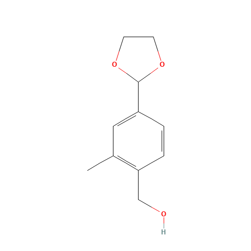 [4-(1,3-dioxolan-2-yl)-2-methylphenyl]methanol (CAS: 1423072-08-5) - Related Chemical Product