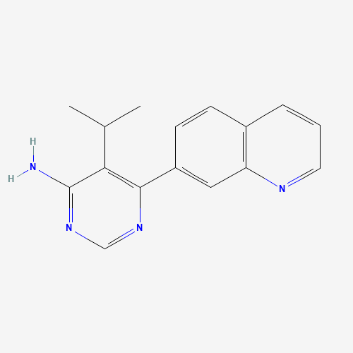 5-propan-2-yl-6-quinolin-7-ylpyrimidin-4-amine (CAS: 852061-81-5) - Related Chemical Product