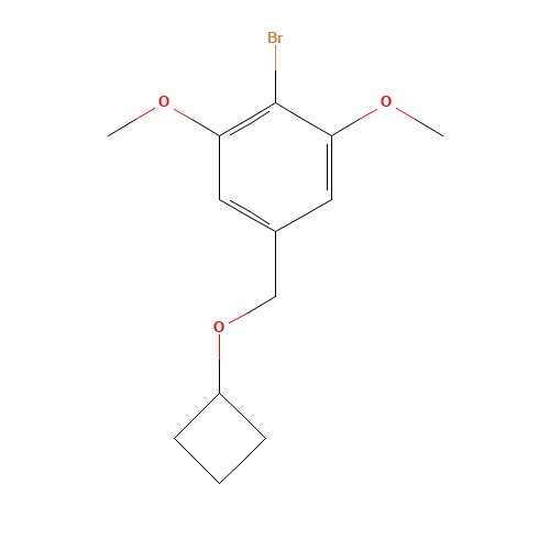 2-bromo-5-(cyclobutyloxymethyl)-1,3-dimethoxybenzene (CAS: 1190854-90-0) - Related Chemical Product