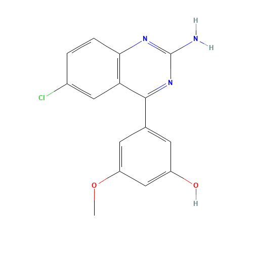 3-(2-amino-6-chloroquinazolin-4-yl)-5-methoxyphenol (CAS: 1169837-74-4) - Related Chemical Product