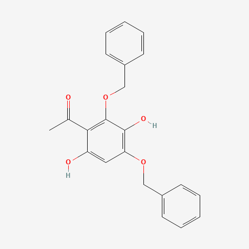 1-[3,6-dihydroxy-2,4-bis(phenylmethoxy)phenyl]ethanone (CAS: 1083181-35-4) - Related Chemical Product
