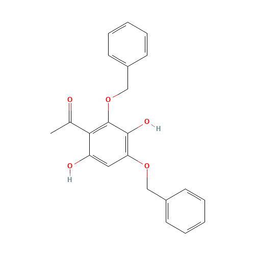 1-[3,6-dihydroxy-2,4-bis(phenylmethoxy)phenyl]ethanone (CAS: 1083181-35-4) - Related Chemical Product