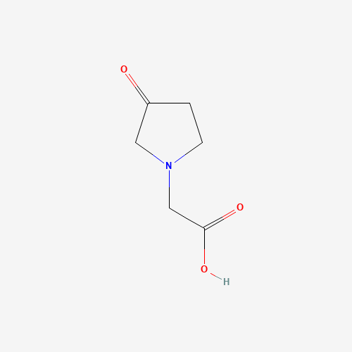 2-(3-oxopyrrolidin-1-yl)acetic acid (CAS: 885277-96-3) - Chemical Structure and Molecular Formula 