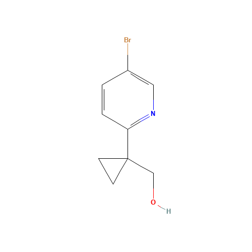 [1-(5-bromopyridin-2-yl)cyclopropyl]methanol (CAS: 827628-20-6) - Related Chemical Product