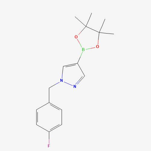 1-[(4-fluorophenyl)methyl]-4-(4,4,5,5-tetramethyl-1,3,2-dioxaborolan-2-yl)pyrazole (CAS: 1379615-58-3) - Related Chemical Product