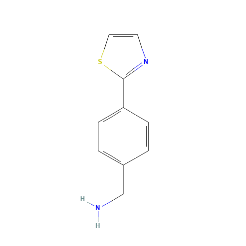[4-(1,3-thiazol-2-yl)phenyl]methanamine (CAS: 672324-87-7) - Related Chemical Product