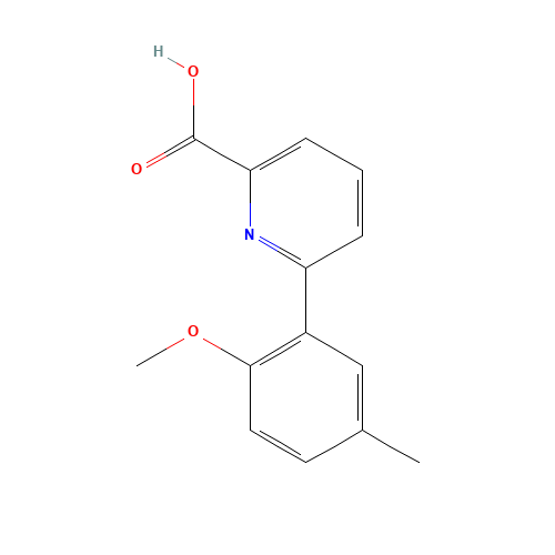 6-(2-methoxy-5-methylphenyl)pyridine-2-carboxylic acid (CAS: 1199244-07-9) - Related Chemical Product
