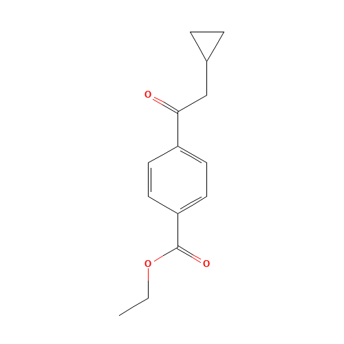 ethyl 4-(2-cyclopropylacetyl)benzoate (CAS: 1393125-65-9) - Related Chemical Product