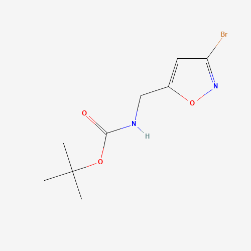tert-butyl N-[(3-bromo-1,2-oxazol-5-yl)methyl]carbamate (CAS: 154016-57-6) - Related Chemical Product