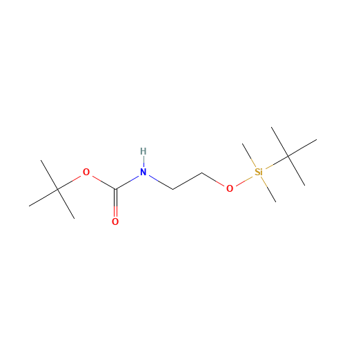 tert-butyl N-[2-[tert-butyl(dimethyl)silyl]oxyethyl]carbamate (CAS: 203738-69-6) - Related Chemical Product