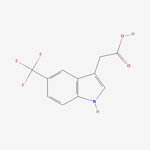 2-[5-(trifluoromethyl)-1H-indol-3-yl]acetic acid (CAS: 378802-40-5) - Related Chemical Product