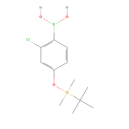 [4-[tert-butyl(dimethyl)silyl]oxy-2-chlorophenyl]boronic acid (CAS: 412343-21-6) - Related Chemical Product