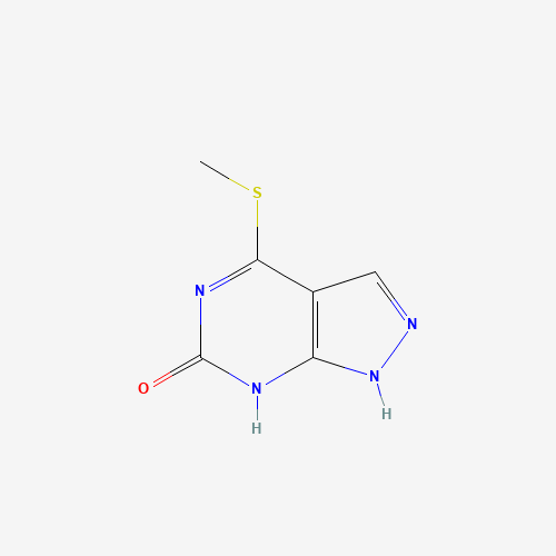 4-methylsulfanyl-1,2-dihydropyrazolo[3,4-d]pyrimidin-6-one (CAS: 100047-41-4) - Related Chemical Product