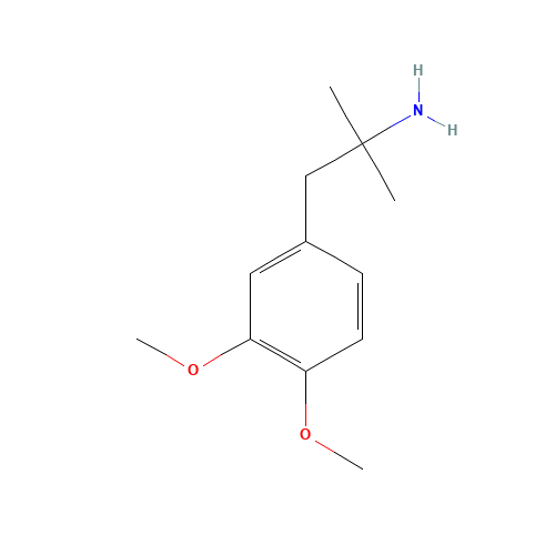 1-(3,4-dimethoxyphenyl)-2-methylpropan-2-amine (CAS: 75561-47-6) - Related Chemical Product