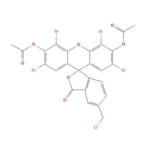 [6'-acetyloxy-2',4',5',7'-tetrabromo-5-(chloromethyl)-3-oxospiro[2-benzofuran-1,9'-xanthene]-3'-yl] acetate (CAS: 136832-64-9) - Related Chemical Product