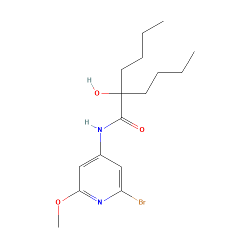 N-(2-bromo-6-methoxypyridin-4-yl)-2-butyl-2-hydroxyhexanamide (CAS: 1433905-12-4) - Related Chemical Product