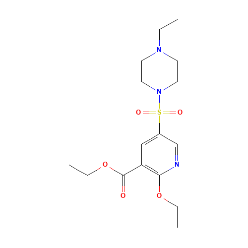 ethyl 2-ethoxy-5-(4-ethylpiperazin-1-yl)sulfonylpyridine-3-carboxylate (CAS: 247582-68-9) - Related Chemical Product