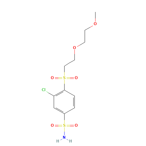 3-chloro-4-[2-(2-methoxyethoxy)ethylsulfonyl]benzenesulfonamide (CAS: 1257045-06-9) - Related Chemical Product