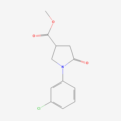 methyl 1-(3-chlorophenyl)-5-oxopyrrolidine-3-carboxylate (CAS: 133747-67-8) - Related Chemical Product