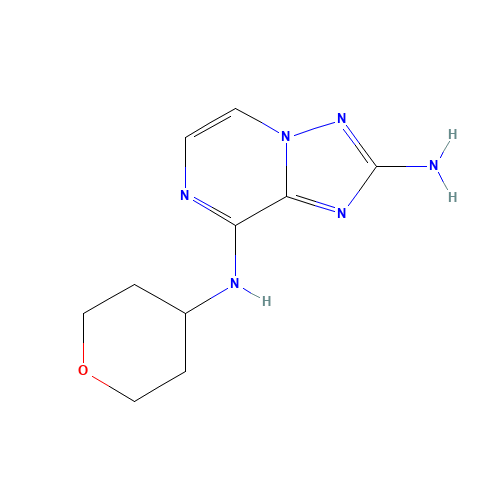 8-N-(oxan-4-yl)-[1,2,4]triazolo[1,5-a]pyrazine-2,8-diamine (CAS: 1360612-93-6) - Related Chemical Product