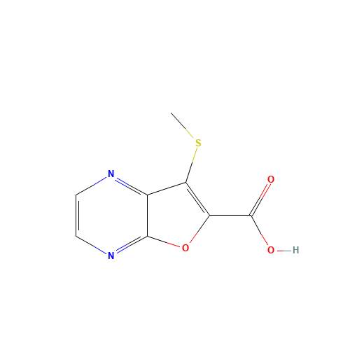 7-methylsulfanylfuro[2,3-b]pyrazine-6-carboxylic acid (CAS: 521948-48-1) - Related Chemical Product