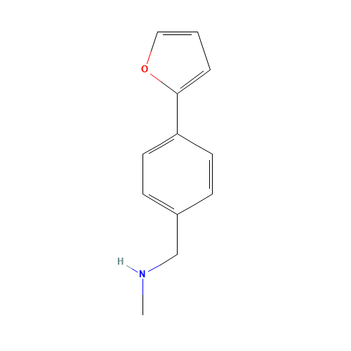 1-[4-(furan-2-yl)phenyl]-N-methylmethanamine (CAS: 859850-67-2) - Related Chemical Product
