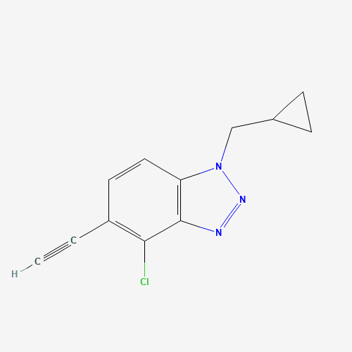 4-chloro-1-(cyclopropylmethyl)-5-ethynylbenzotriazole (CAS: 1408299-92-2) - Related Chemical Product