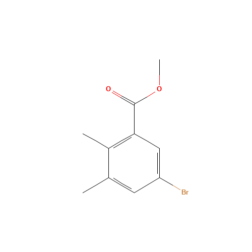 methyl 5-bromo-2,3-dimethylbenzoate (CAS: 5613-28-5) - Chemical Structure and Molecular Formula 